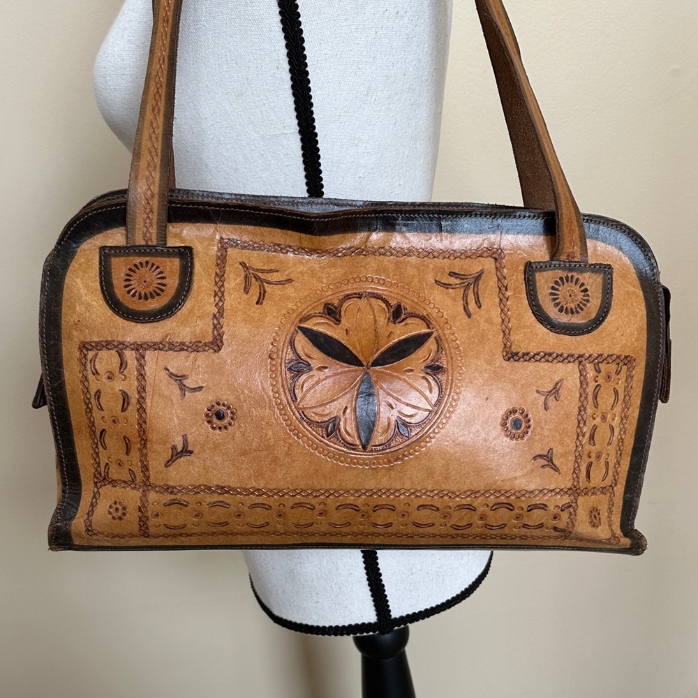 Astro Vintage Leather Shoulder / Hand Bag - Picture 3 of 17